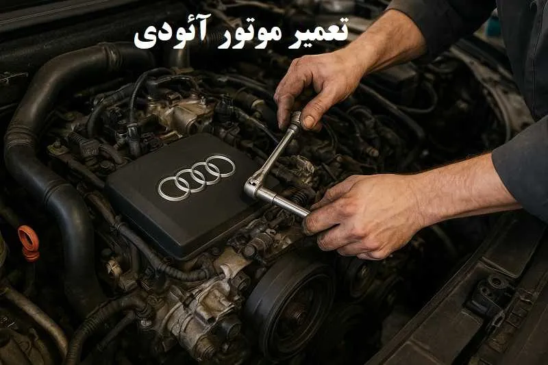 تعمیر موتور آئودی - با قطعات اصلی audi